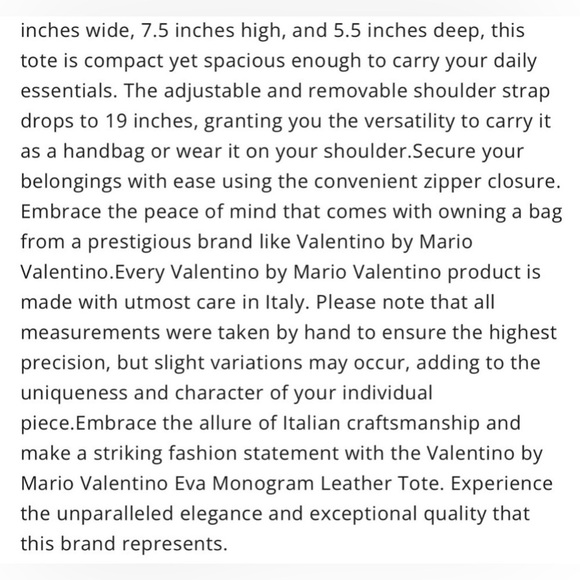 ❤️Valentino Monogram Handbag - Picture 11 of 13